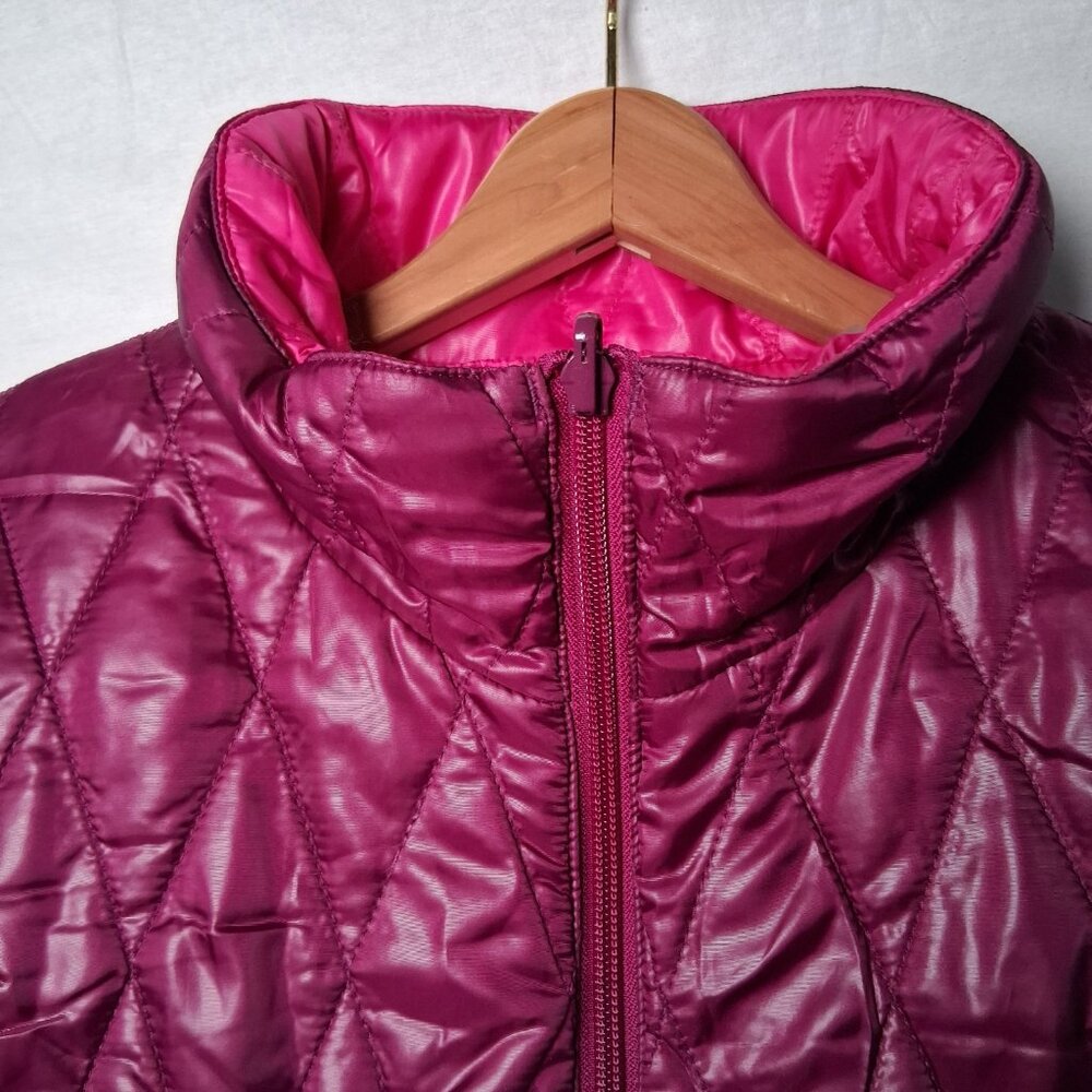 Gander Mountain Guide Series Vest Large Lilac Rose Reversible Quilted Reversible - Picture 7 of 15